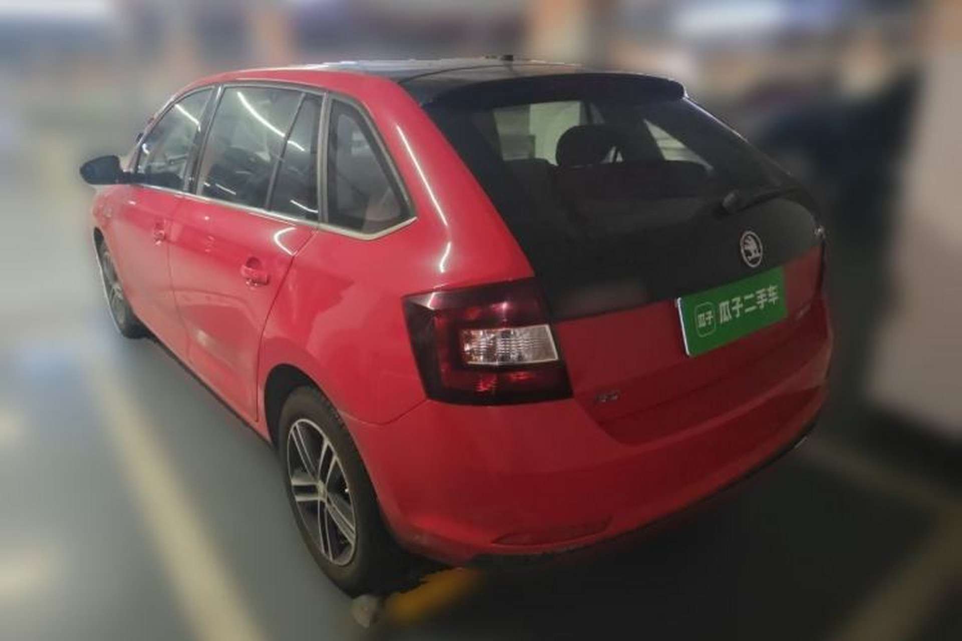 Used Skoda Rapid Spaceback 2016 Revised 1.6L Automatic Smart Drive Version Rear Left 45 Deg