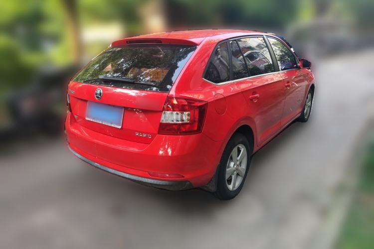 Used Skoda Rapid Spaceback 2016 Revised 1.6L Automatic Chuanxing Version Rear Right 45 Deg