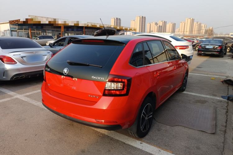 Used Skoda Rapid Spaceback 2016 1.6L Automatic Smart Drive Edition Rear Right 45 Deg