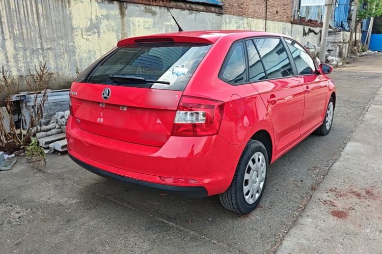Used Skoda Rapid Spaceback 2016 Revised Version 1.6L Automatic Front-Drive Edition Rear Right 45 Deg