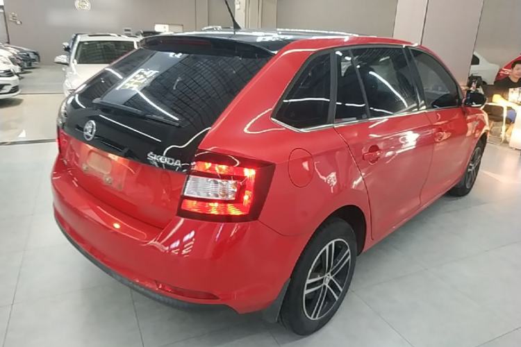 Used Skoda Rapid Spaceback 2016 Revised 1.6L Automatic Smart Drive Version Rear Right 45 Deg