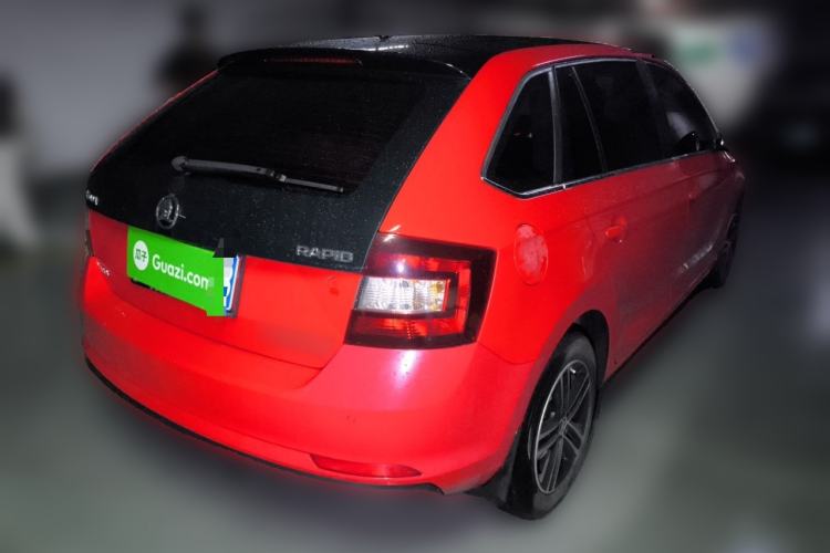 Used Skoda Rapid Spaceback 2016 Revised 1.6L Automatic Chuanxing Version Rear Right 45 Deg