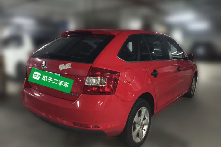 Used Skoda Rapid Spaceback 2016 Revised 1.6L Automatic Chuanxing Version Rear Right 45 Deg
