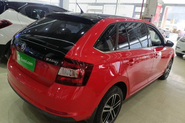 Used Skoda Rapid Spaceback 2016 Revised 1.6L Automatic Smart Drive Version Rear Right 45 Deg