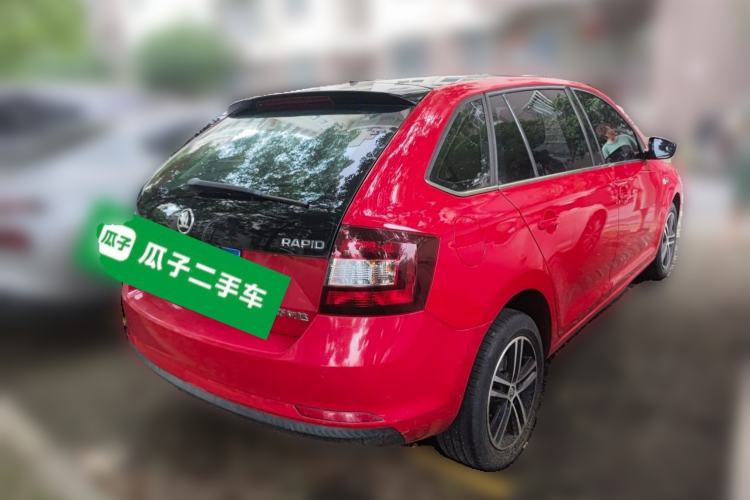 Used Skoda Rapid Spaceback 2016 Revised 1.6L Automatic Smart Drive Version Rear Right 45 Deg