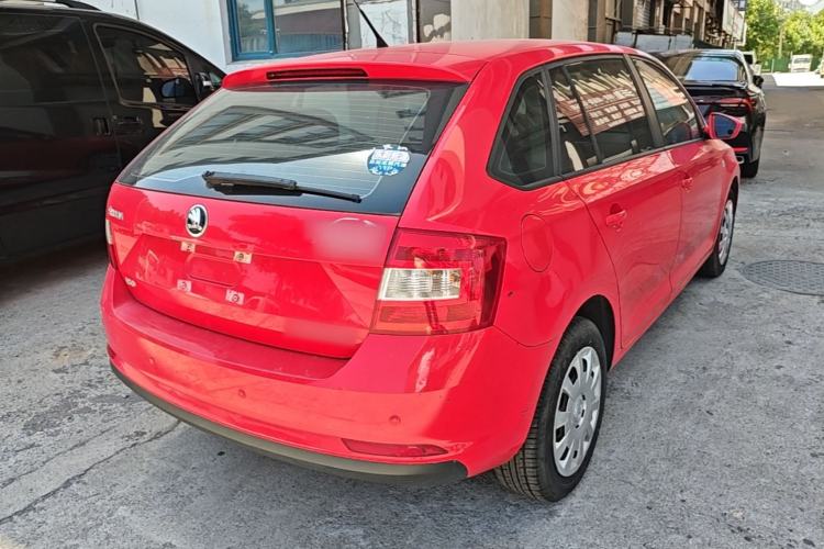 Used Skoda Rapid Spaceback 2016 Revised Version 1.6L Automatic Front-Drive Edition Rear Right 45 Deg