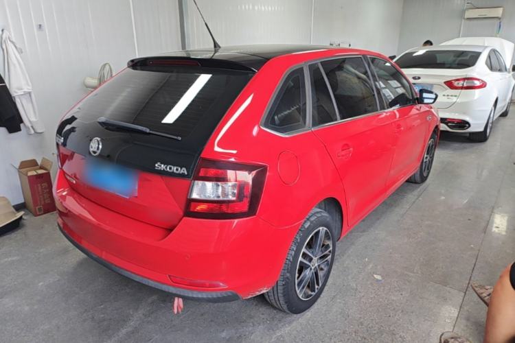 Used Skoda Rapid Spaceback 2016 Facelifted TSI230 DSG Smart Drive Version Rear Right 45 Deg