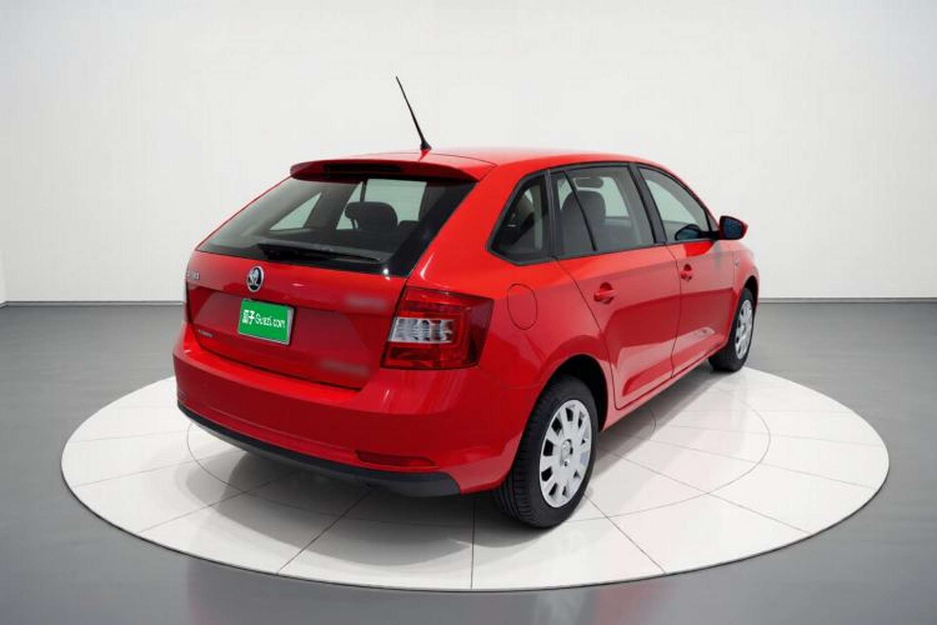 Used Skoda Rapid Spaceback 2016 Revised Version 1.4L Manual Front-Drive Edition Rear Right 45 Deg