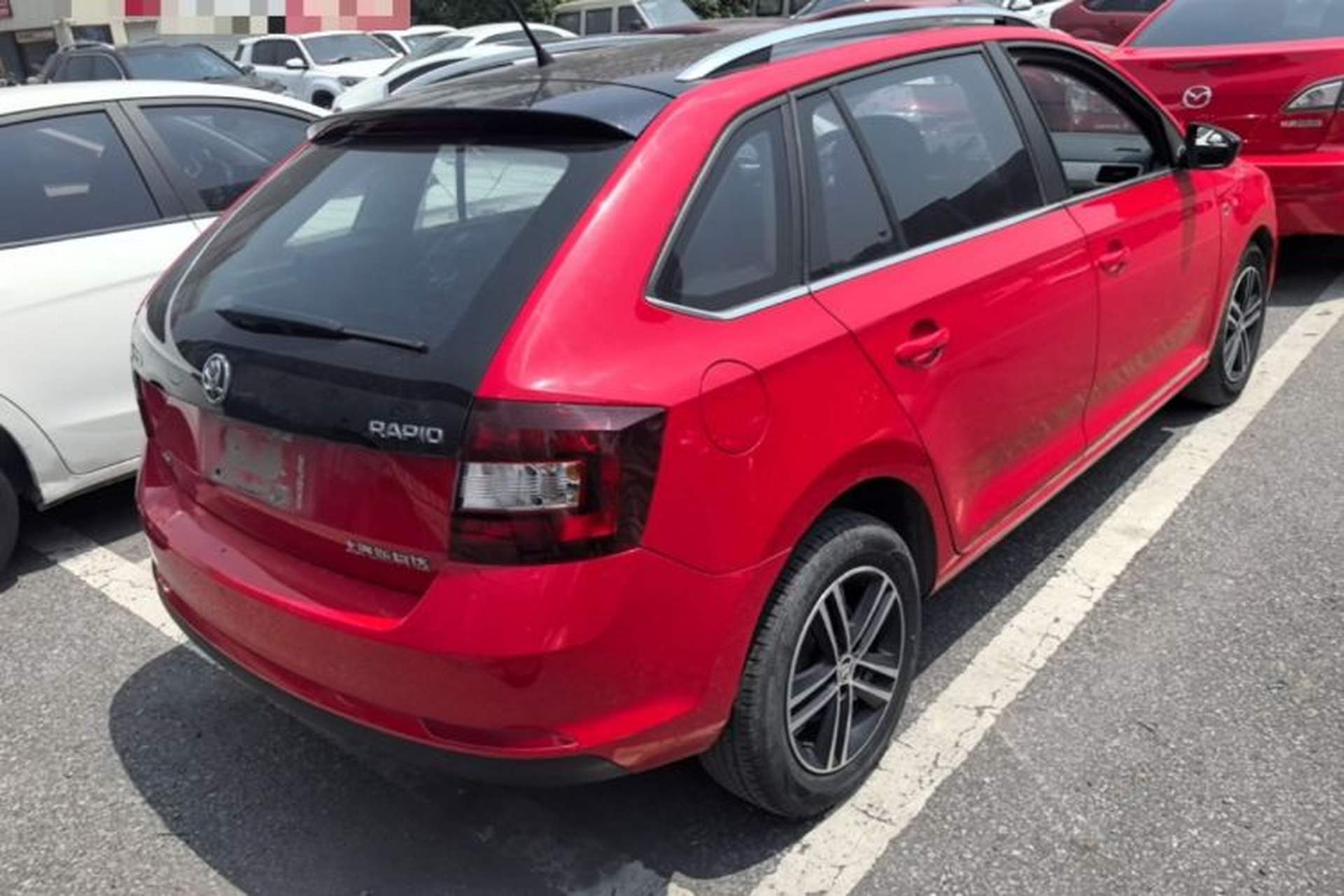 Used Skoda Rapid Spaceback 2016 Revised 1.6L Manual Chuanxing Edition Rear Right 45 Deg