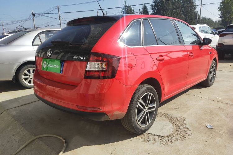 Used Skoda Rapid Spaceback 2016 Revised 1.6L Automatic Smart Drive Version Rear Right 45 Deg