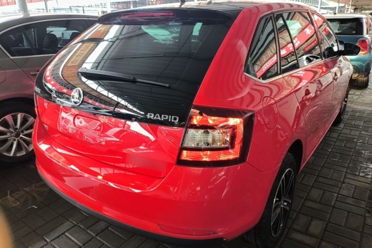 Used Skoda Rapid Spaceback 2016 Revised 1.6L Automatic Smart Drive Version Rear Right 45 Deg