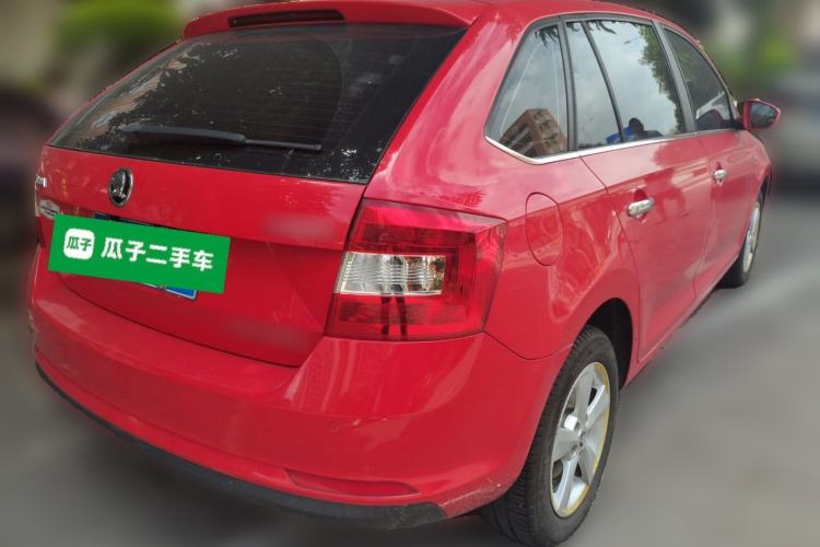 Used Skoda Rapid Spaceback 2016 Revised 1.6L Automatic Chuanxing Version Rear Right 45 Deg
