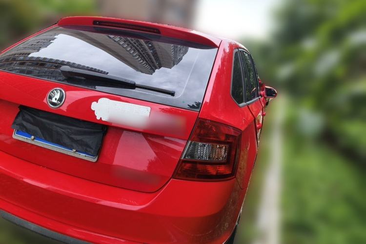Used Skoda Rapid Spaceback 2016 Revised Version 1.6L Automatic Front-Drive Edition Rear Right 45 Deg