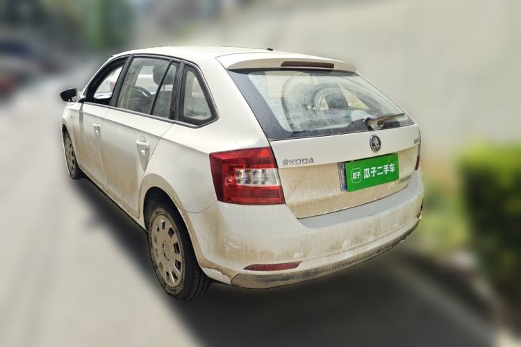 Used Skoda Rapid Spaceback 2016 Revised Version 1.4L Manual Front-Drive Edition Rear Left 45 Deg