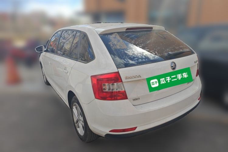 Used Skoda Rapid Spaceback 2016 Revised Version 1.6L Automatic Front-Drive Edition Rear Left 45 Deg