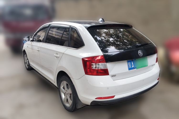 Used Skoda Rapid Spaceback 2016 Revised 1.6L Automatic Chuanxing Version Rear Left 45 Deg