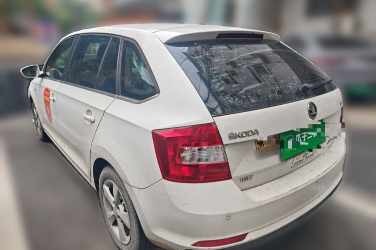 Used Skoda Rapid Spaceback 2016 Revised 1.6L Automatic Chuanxing Version Rear Left 45 Deg