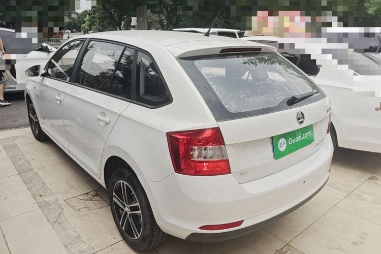 Used Skoda Rapid Spaceback 2016 Revised Version 1.6L Automatic Front-Drive Edition Rear Left 45 Deg