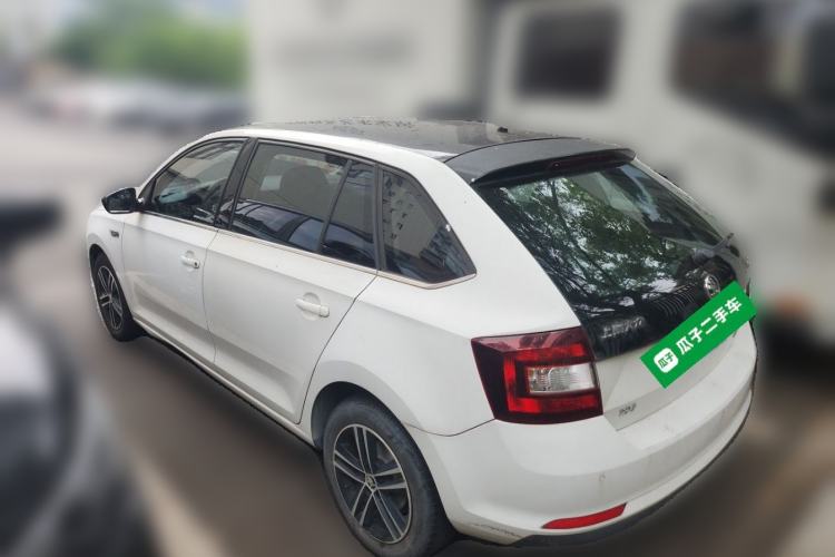 Used Skoda Rapid Spaceback 2016 Revised 1.6L Automatic Smart Drive Version Rear Left 45 Deg