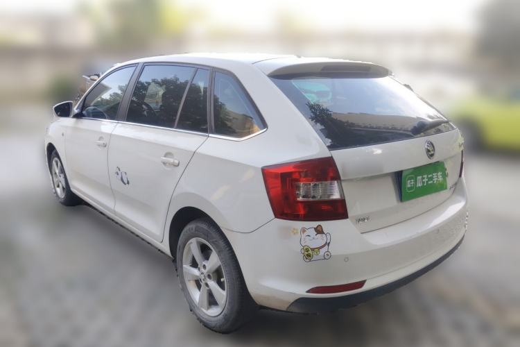 Used Skoda Rapid Spaceback 2016 Revised 1.6L Automatic Chuanxing Version Rear Left 45 Deg