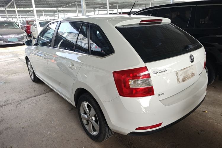 Used Skoda Rapid Spaceback 2016 Revised 1.6L Automatic Chuanxing Version Rear Left 45 Deg
