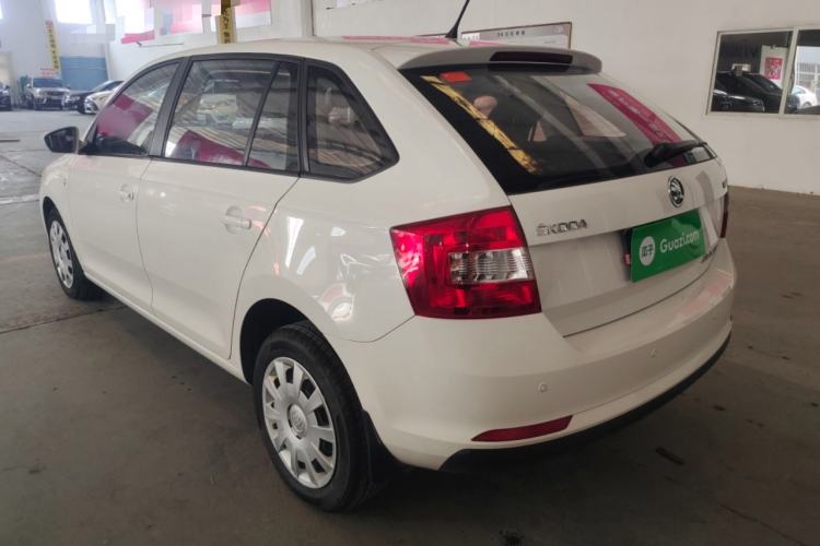 Used Skoda Rapid Spaceback 2016 Revised Version 1.4L Manual Front-Drive Edition Rear Left 45 Deg
