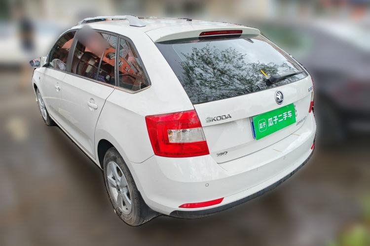 Used Skoda Rapid Spaceback 2016 Revised Version 1.6L Automatic Front-Drive Edition Rear Left 45 Deg