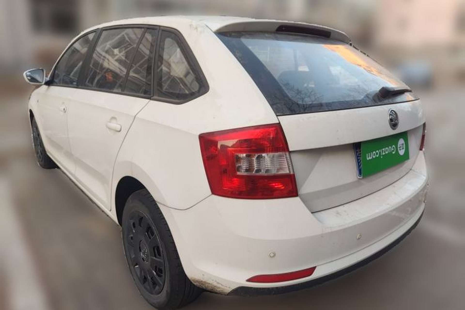 Used Skoda Rapid Spaceback 2016 Revised Version 1.4L Manual Front-Drive Edition Rear Left 45 Deg