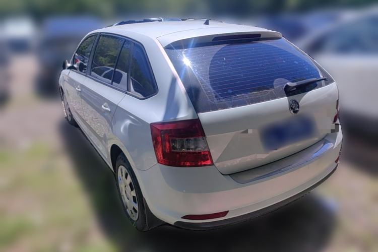 Used Skoda Rapid Spaceback 2016 Revised Version 1.6L Automatic Front-Drive Edition Rear Left 45 Deg