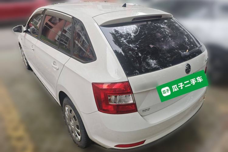 Used Skoda Rapid Spaceback 2016 Revised Version 1.6L Automatic Front-Drive Edition Rear Left 45 Deg