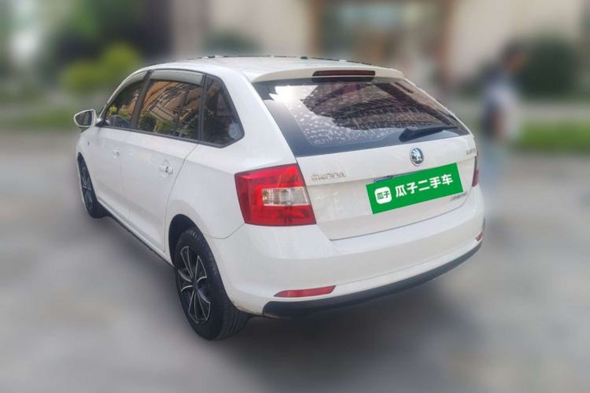 Used Skoda Rapid Spaceback 2016 Revised Version 1.4L Manual Front-Drive Edition Rear Left 45 Deg