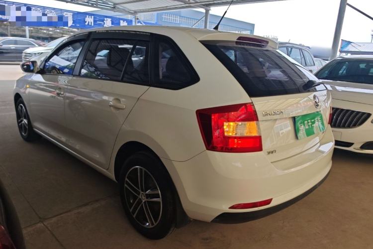 Used Skoda Rapid Spaceback 2016 Revised Version 1.6L Automatic Front-Drive Edition Rear Left 45 Deg