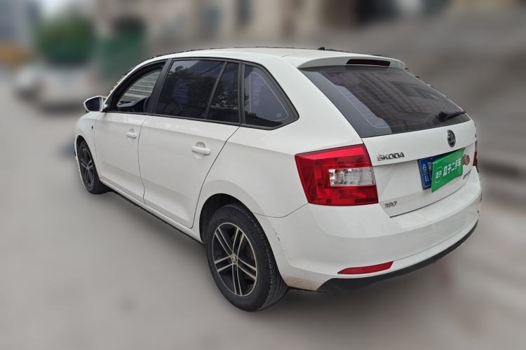 Used Skoda Rapid Spaceback 2016 Revised Version 1.6L Automatic Front-Drive Edition Rear Left 45 Deg