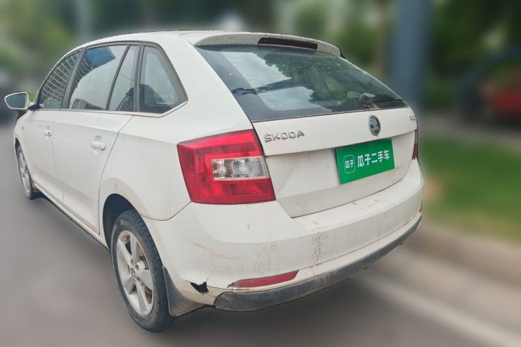 Used Skoda Rapid Spaceback 2016 Revised 1.6L Manual Chuanxing Edition Rear Left 45 Deg