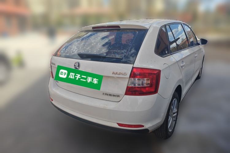 Used Skoda Rapid Spaceback 2016 Revised Version 1.6L Automatic Front-Drive Edition Rear Right 45 Deg