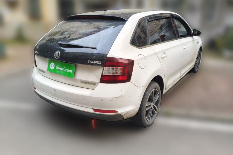 Used Skoda Rapid Spaceback 2016 Facelifted TSI230 DSG Smart Drive Version Rear Right 45 Deg