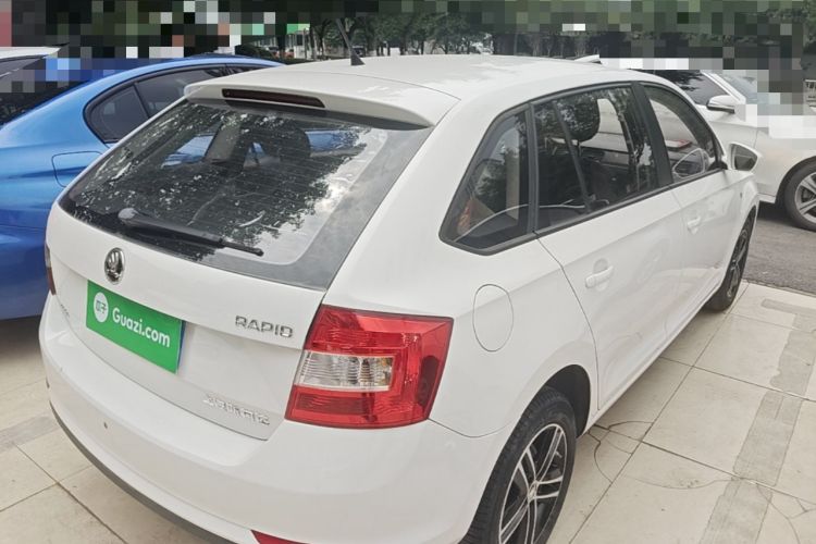 Used Skoda Rapid Spaceback 2016 Revised Version 1.6L Automatic Front-Drive Edition Rear Right 45 Deg