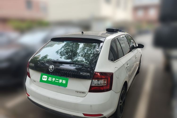 Used Skoda Rapid Spaceback 2016 Revised 1.6L Automatic Smart Drive Version Rear Right 45 Deg