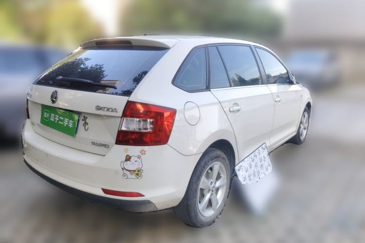 Used Skoda Rapid Spaceback 2016 Revised 1.6L Automatic Chuanxing Version Rear Right 45 Deg
