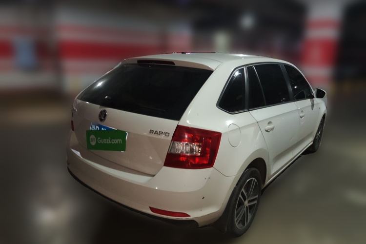 Used Skoda Rapid Spaceback 2016 Revised Version 1.6L Automatic Front-Drive Edition Rear Right 45 Deg