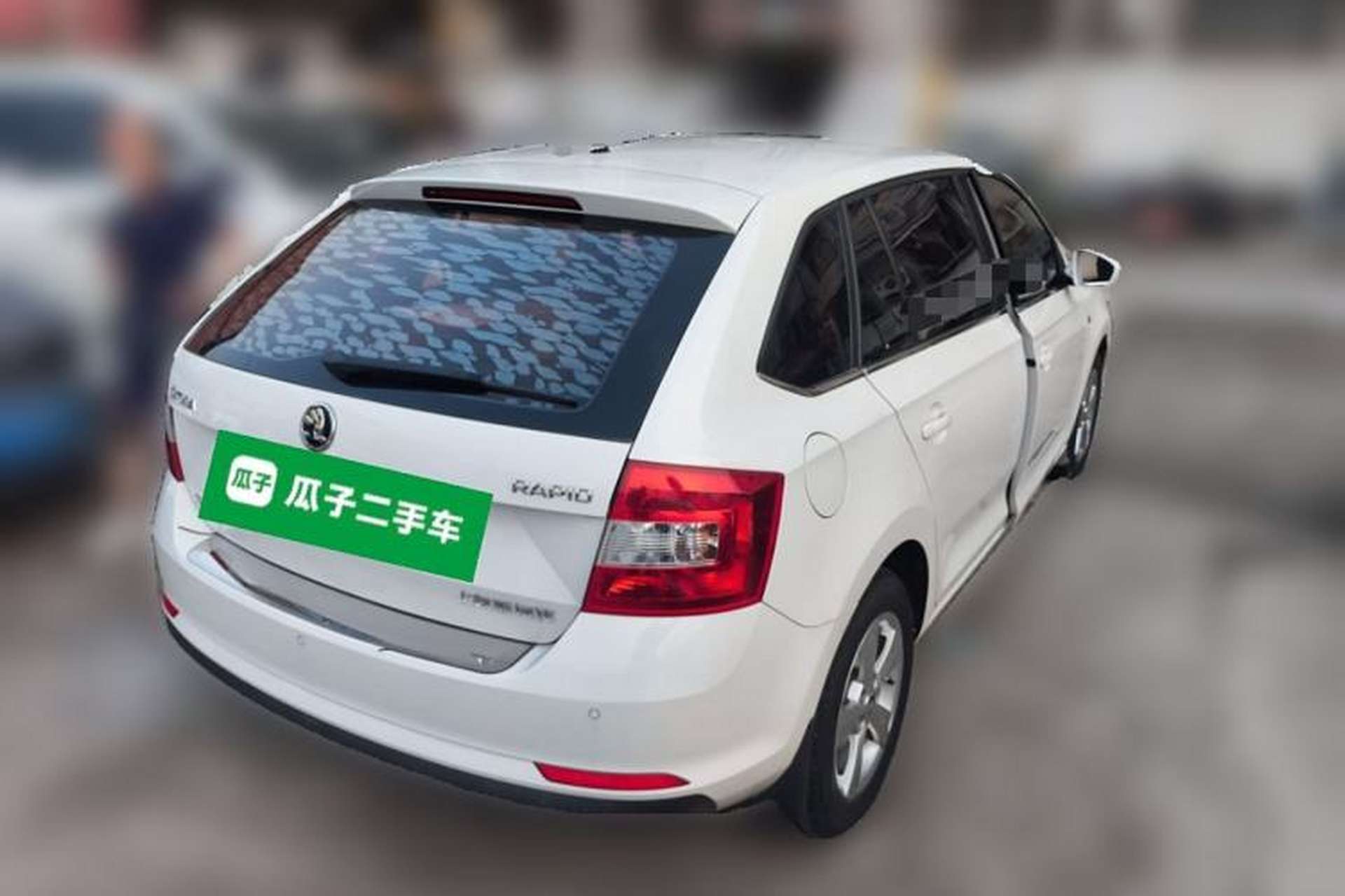 Used Skoda Rapid Spaceback 2016 Revised 1.6L Automatic Chuanxing Version Rear Right 45 Deg
