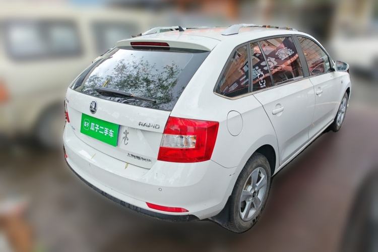 Used Skoda Rapid Spaceback 2016 Revised Version 1.6L Automatic Front-Drive Edition Rear Right 45 Deg