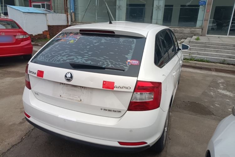 Used Skoda Rapid Spaceback 2016 Revised 1.6L Automatic Chuanxing Version Rear Right 45 Deg