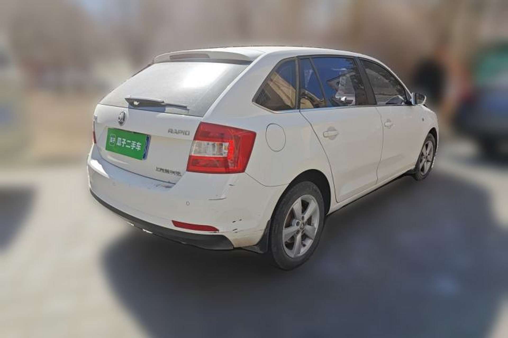 Used Skoda Rapid Spaceback 2016 Revised 1.6L Automatic Chuanxing Version Rear Right 45 Deg
