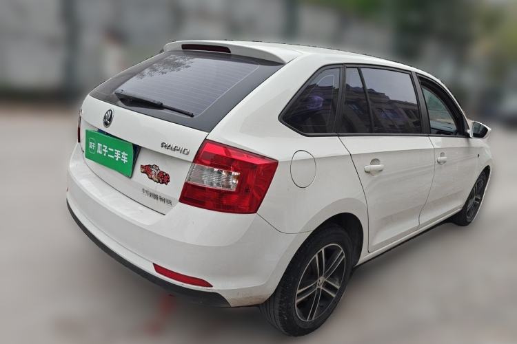 Used Skoda Rapid Spaceback 2016 Revised Version 1.6L Automatic Front-Drive Edition Rear Right 45 Deg