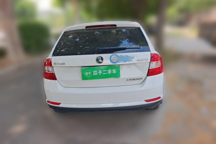 Used Skoda Rapid Spaceback 2016 Revised Version 1.4L Manual Front-Drive Edition Rear