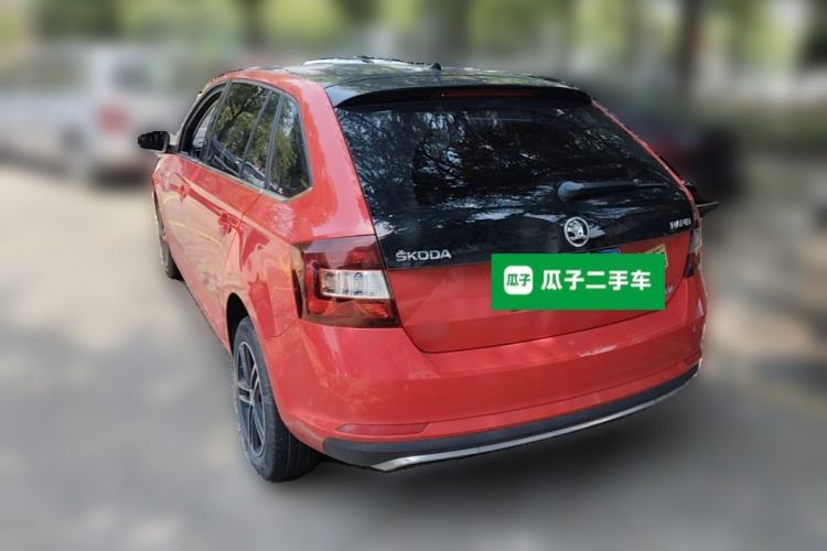 Used Skoda Rapid Spaceback 2018 1.6L Automatic Sport Edition Rear Left 45 Deg