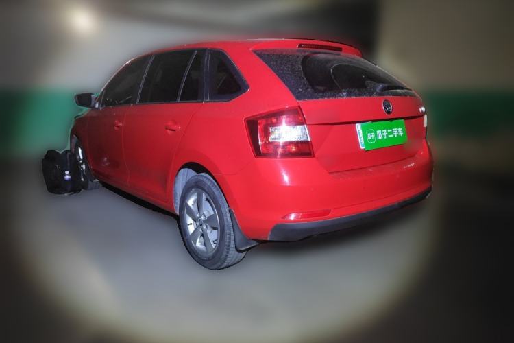 Used Skoda Rapid Spaceback 2018 1.6L Automatic Comfort Edition Rear Left 45 Deg