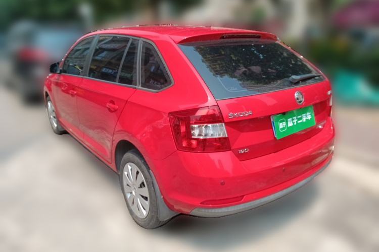 Used Skoda Rapid Spaceback 2018 1.6L Automatic Standard Edition Rear Left 45 Deg