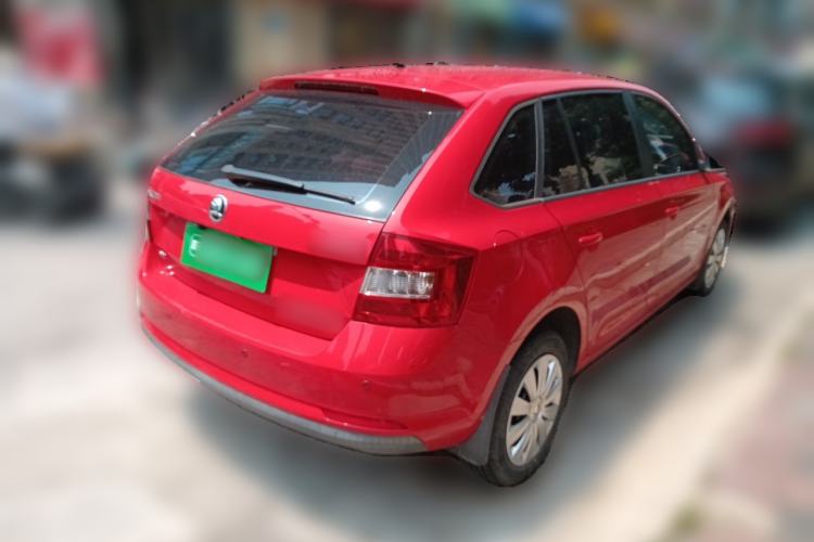 Used Skoda Rapid Spaceback 2018 1.6L Automatic Standard Edition Rear Right 45 Deg